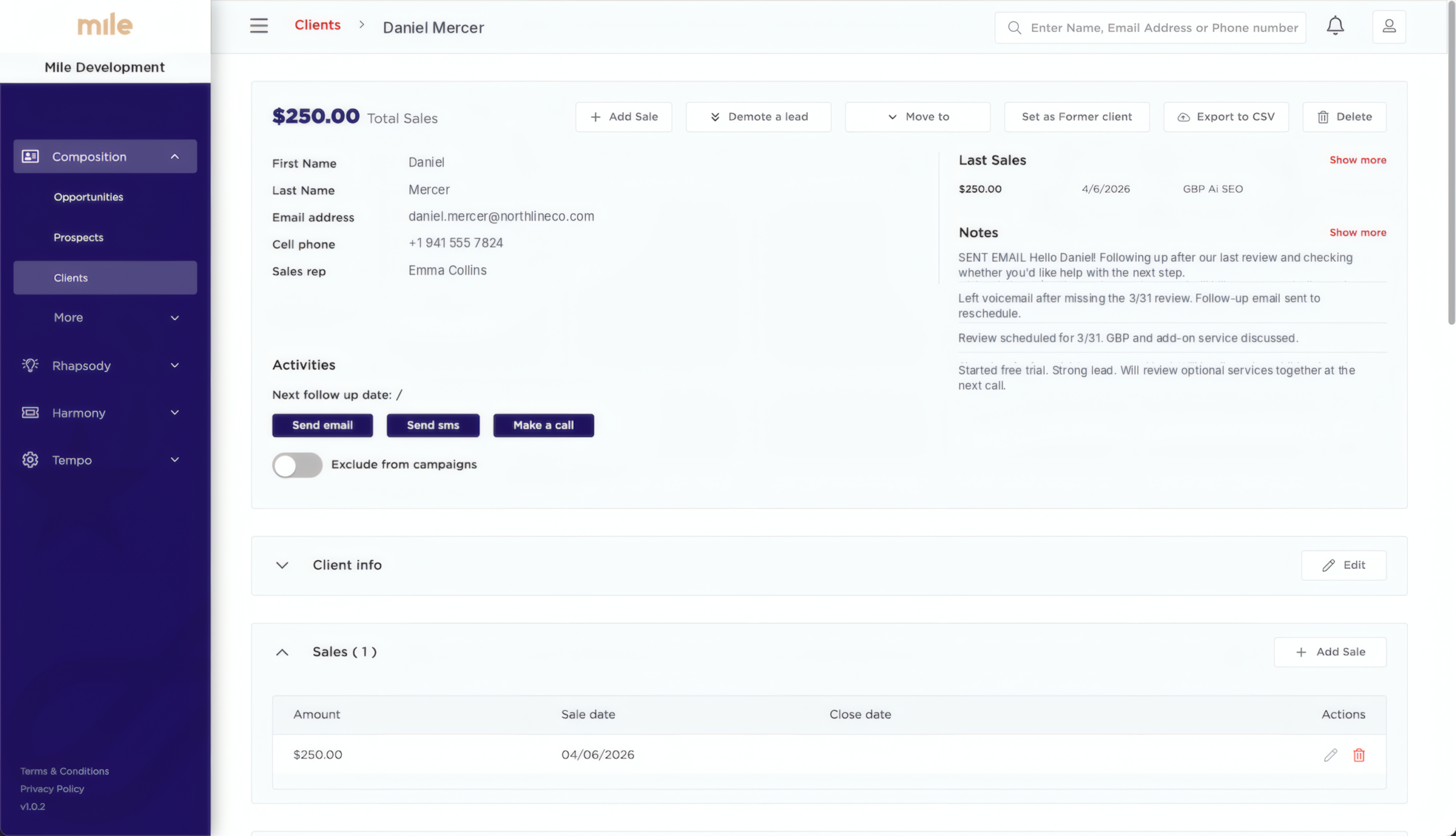AnthemCRM sales pipeline