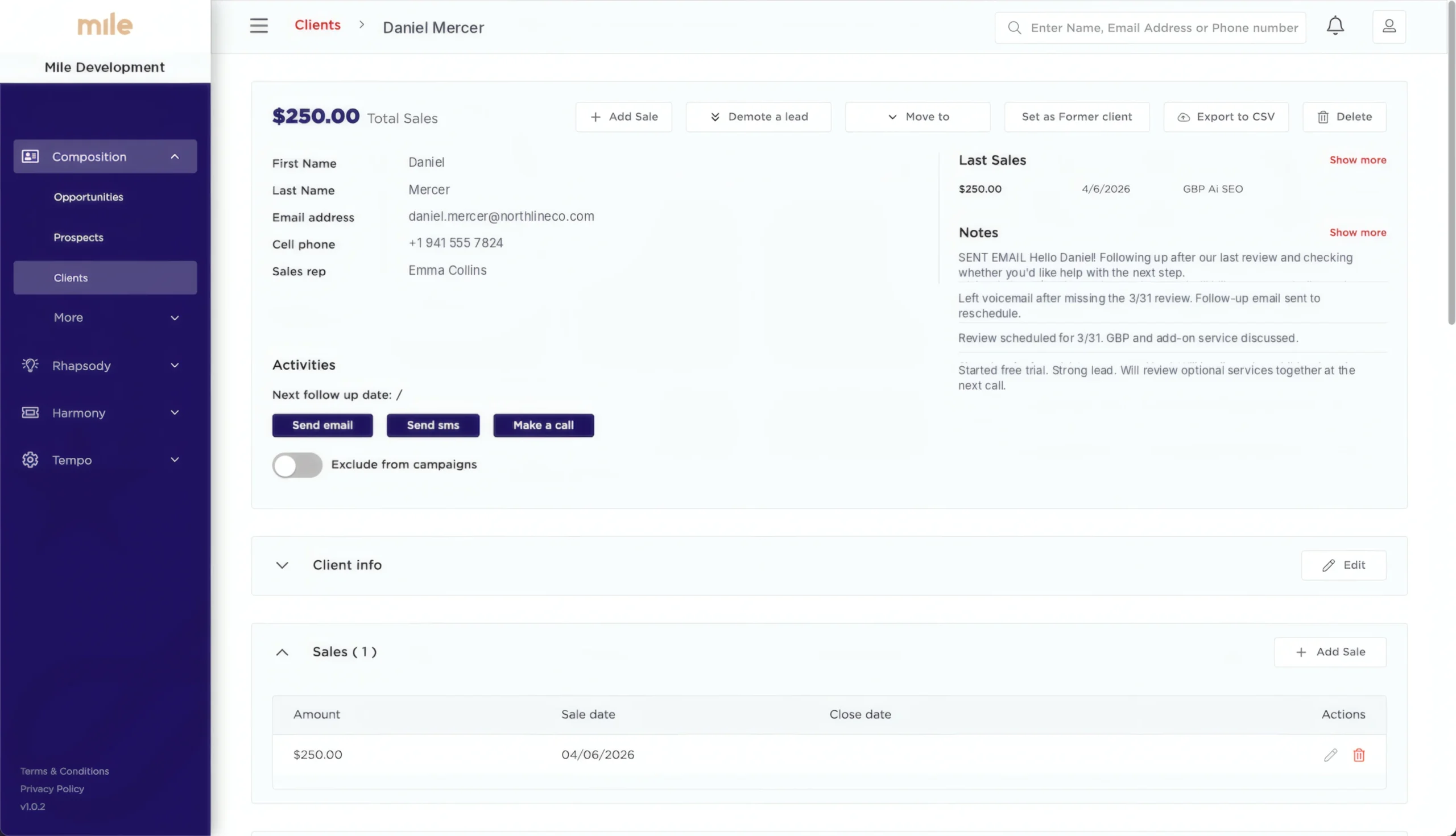 AnthemCRM sales pipeline