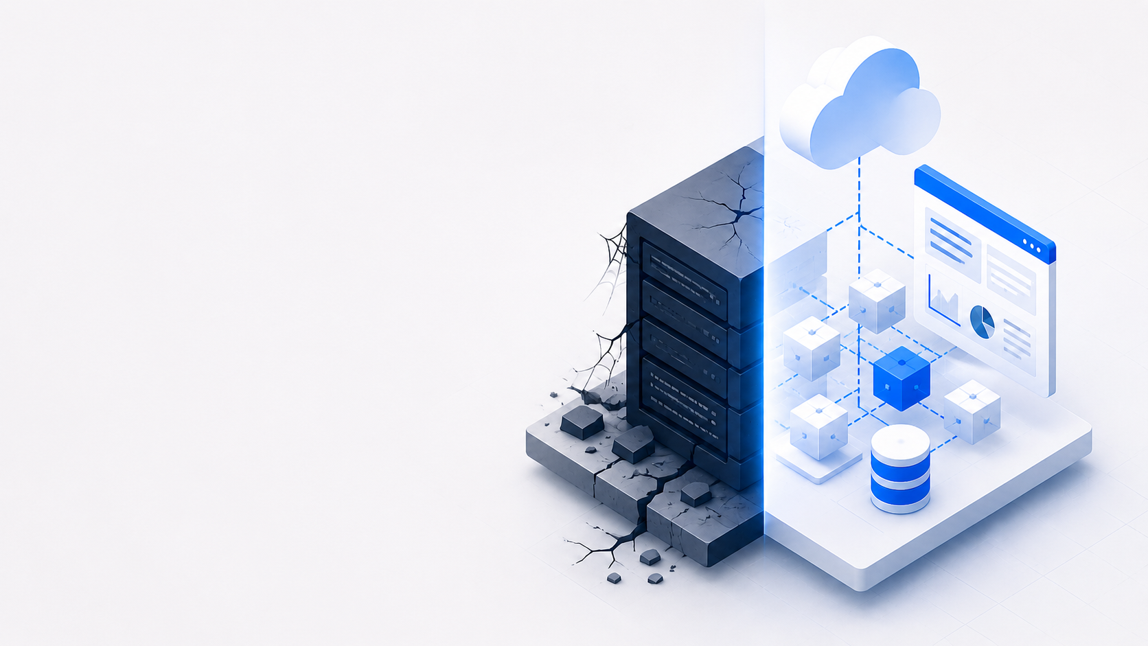 Modernizing legacy software from outdated systems to modern cloud architecture