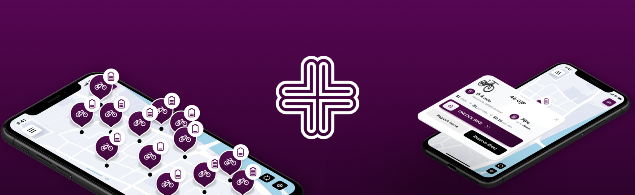 BOND e-bike app development: mobile app UI design